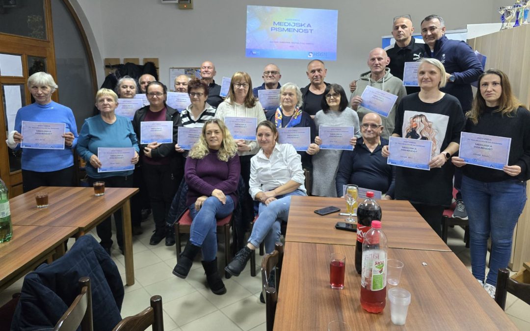 Održana radionica medijske pismenosti za gluhe i nagluhe osobe u sklopu projekta “OdZnakujmo medijsku pismenost”