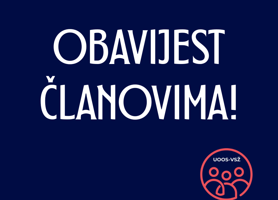 Obavijest članovima – izlet na Jankovac